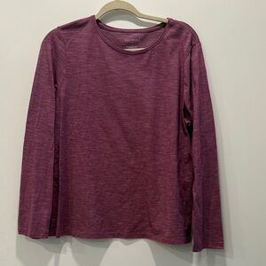 Talbots Plum Long Sleeve Tee